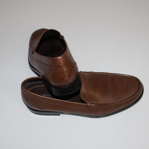 ROCKPORT CLASSIC DK BROWN VENETIAN LOAFER